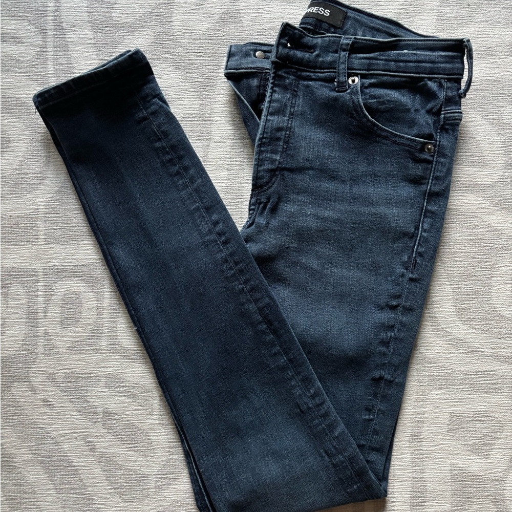 Express Legging High Rise Performance Stretch Jea… - image 1